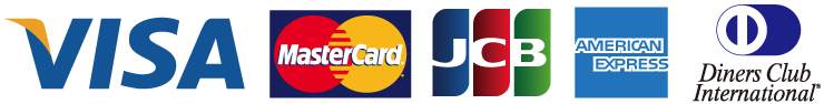 VISA MASTERCARD JCB AMERICANEXPRESS DINAERSCLUB